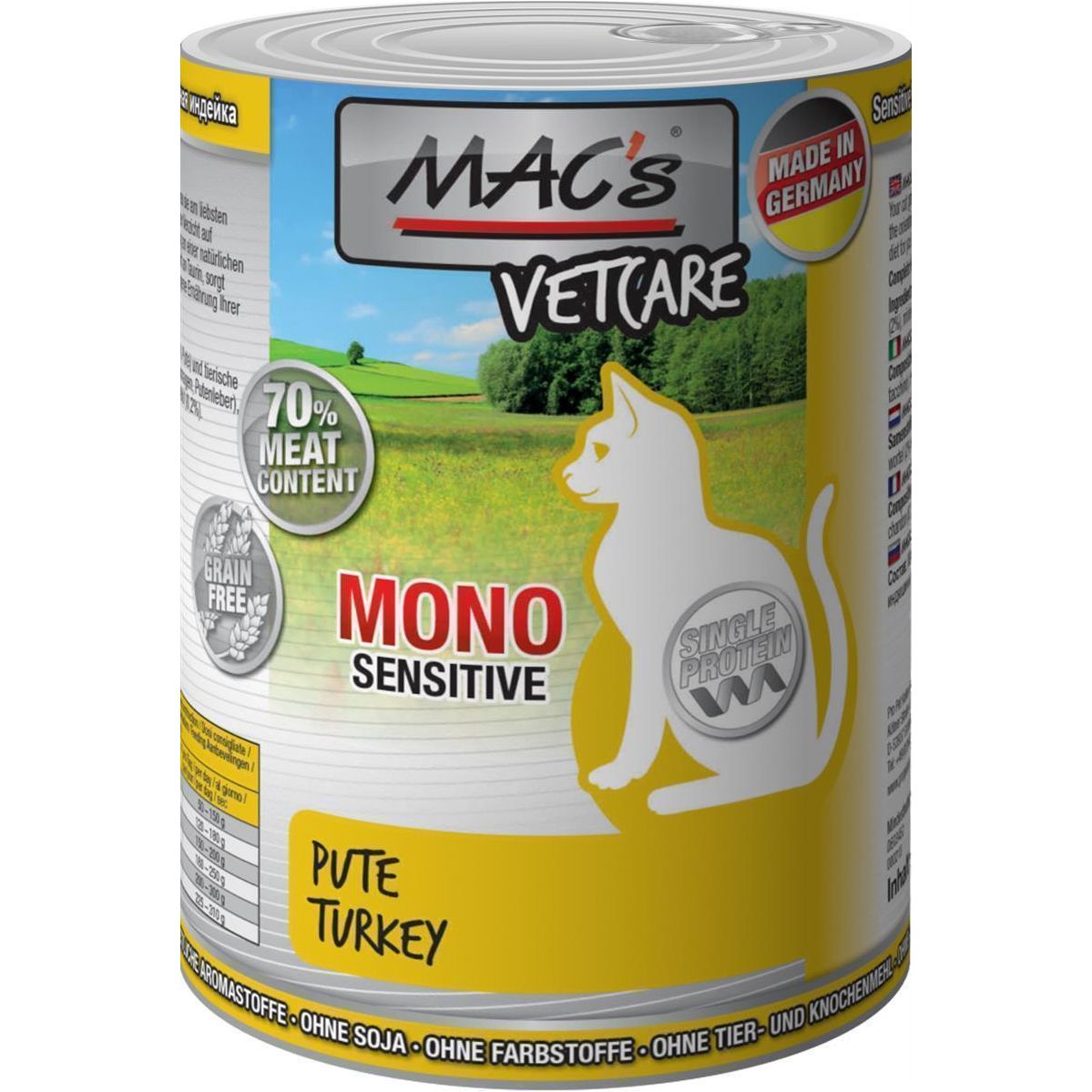 MAC's Cat Monoprotein Sensitive Pute